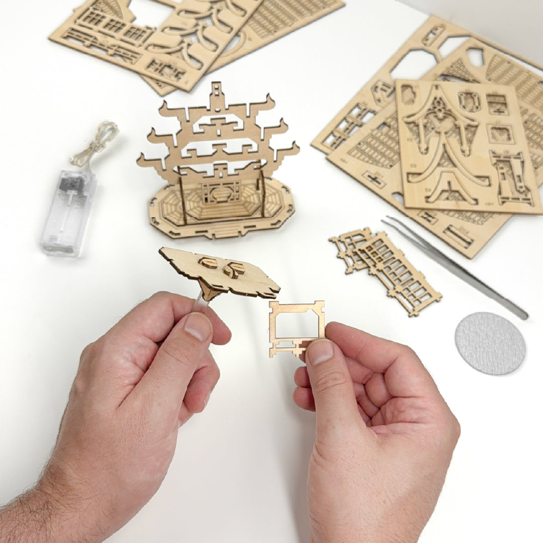 Tiny Treehouses 3D Wooden Craft Puzzle Tiny Treehouses 3D Puzzle -