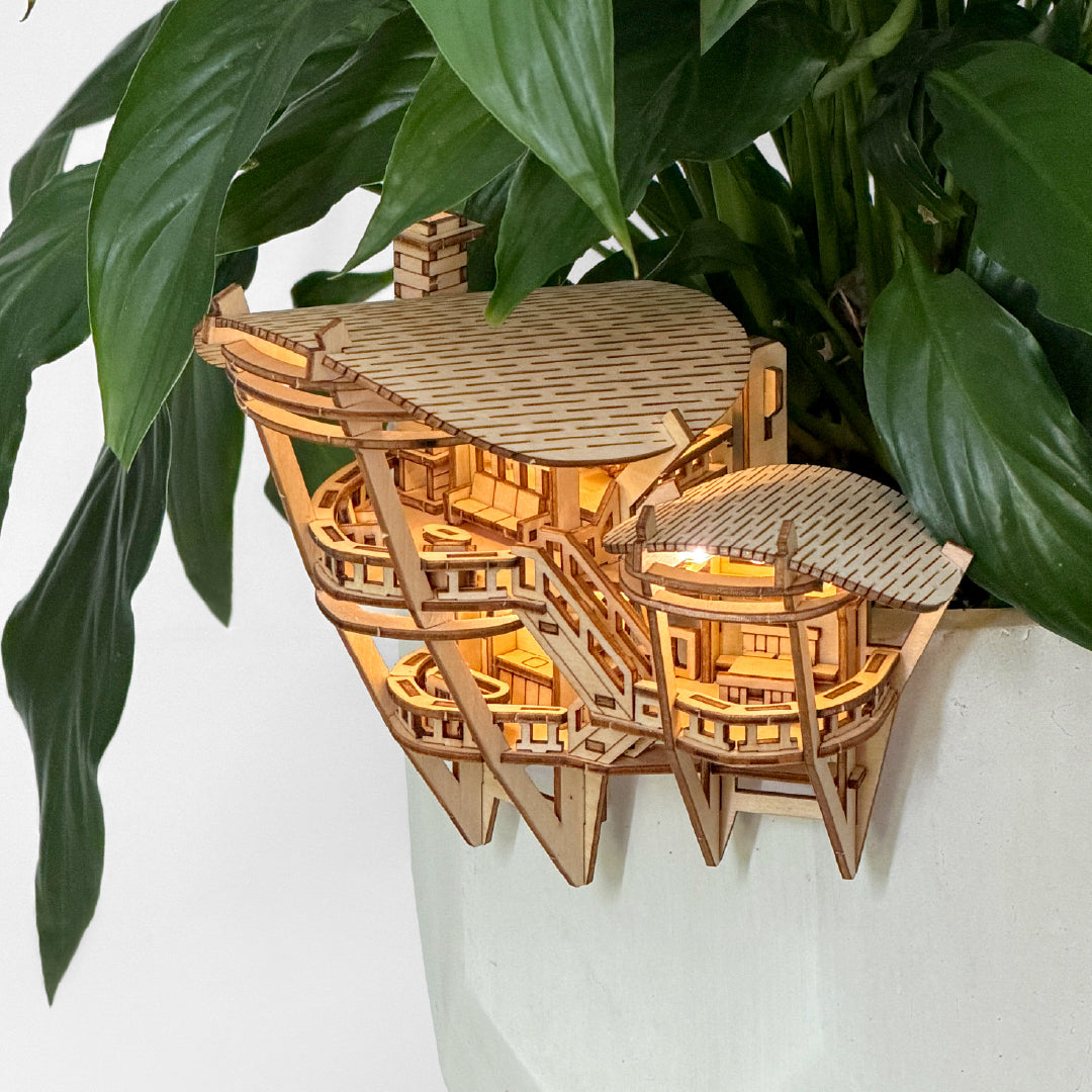 Tiny Treehouses 3D Wooden Craft Puzzle Tiny Treehouses 3D Puzzle - 