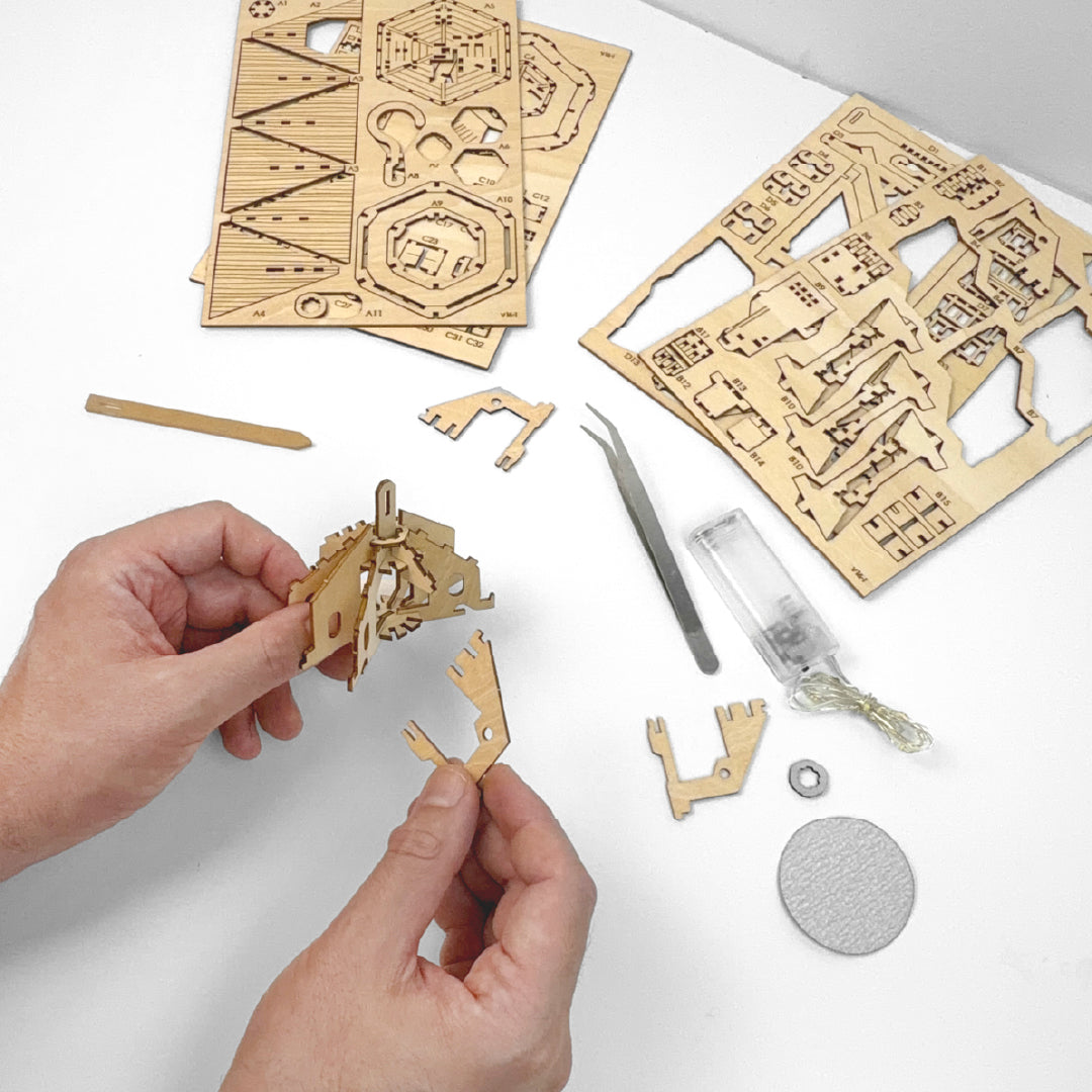 Tiny Treehouses 3D Wooden Craft Puzzle Tiny Treehouses 3D Puzzle - 