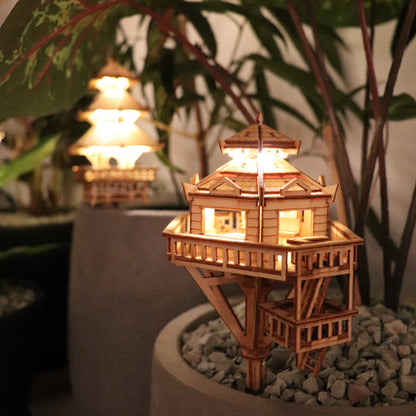 Tiny Treehouses 3D Wooden Craft Puzzle Tiny Treehouses 3D Puzzle - 