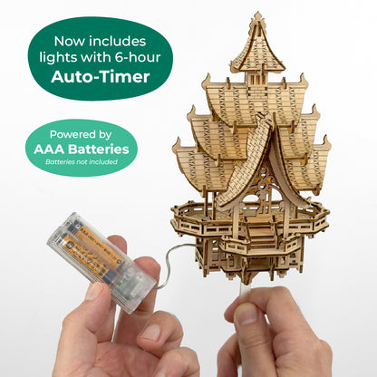 Tiny Treehouses 3D Wooden Craft Puzzle Tiny Treehouses 3D Puzzle - 