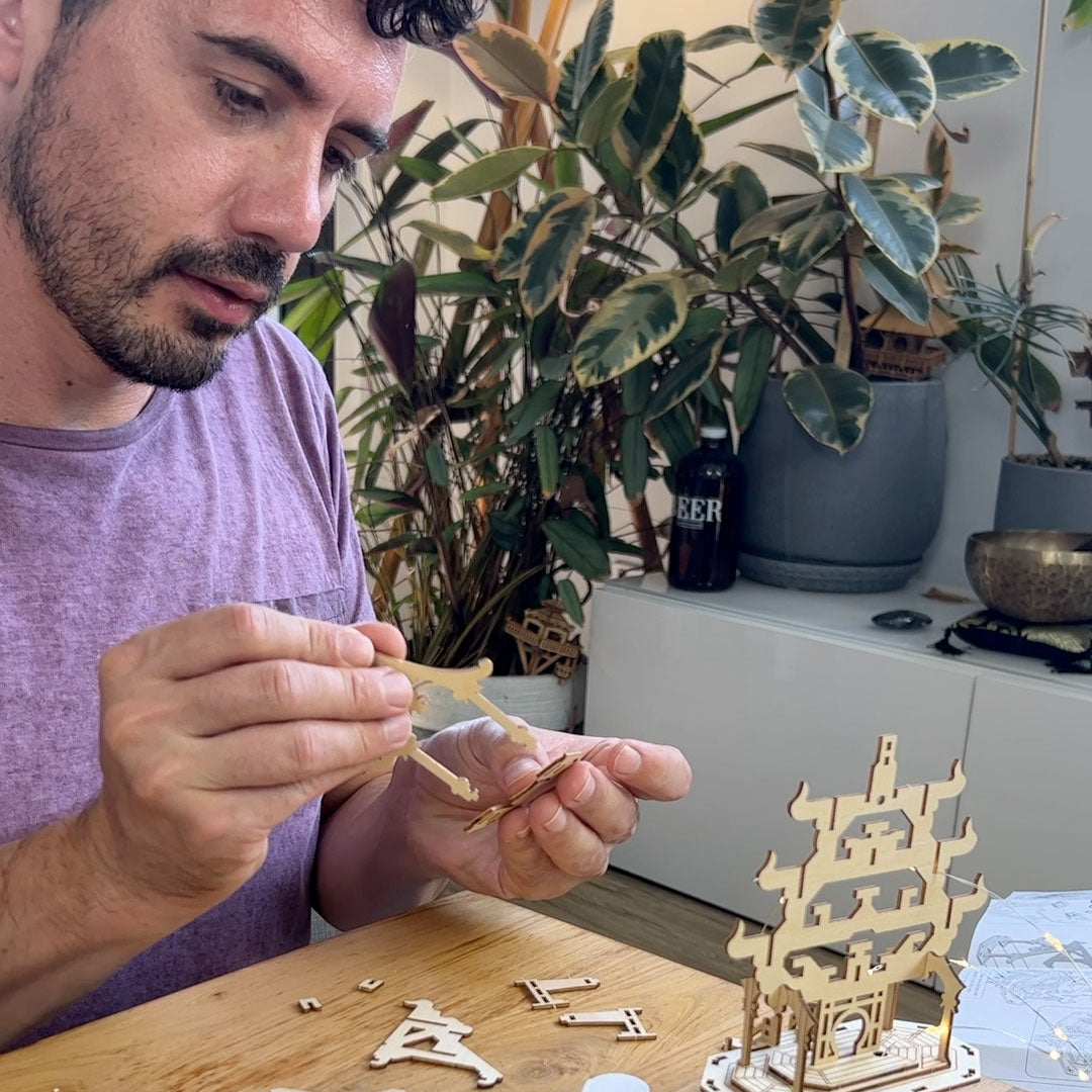 Tiny Treehouses 3D Wooden Craft Puzzle 