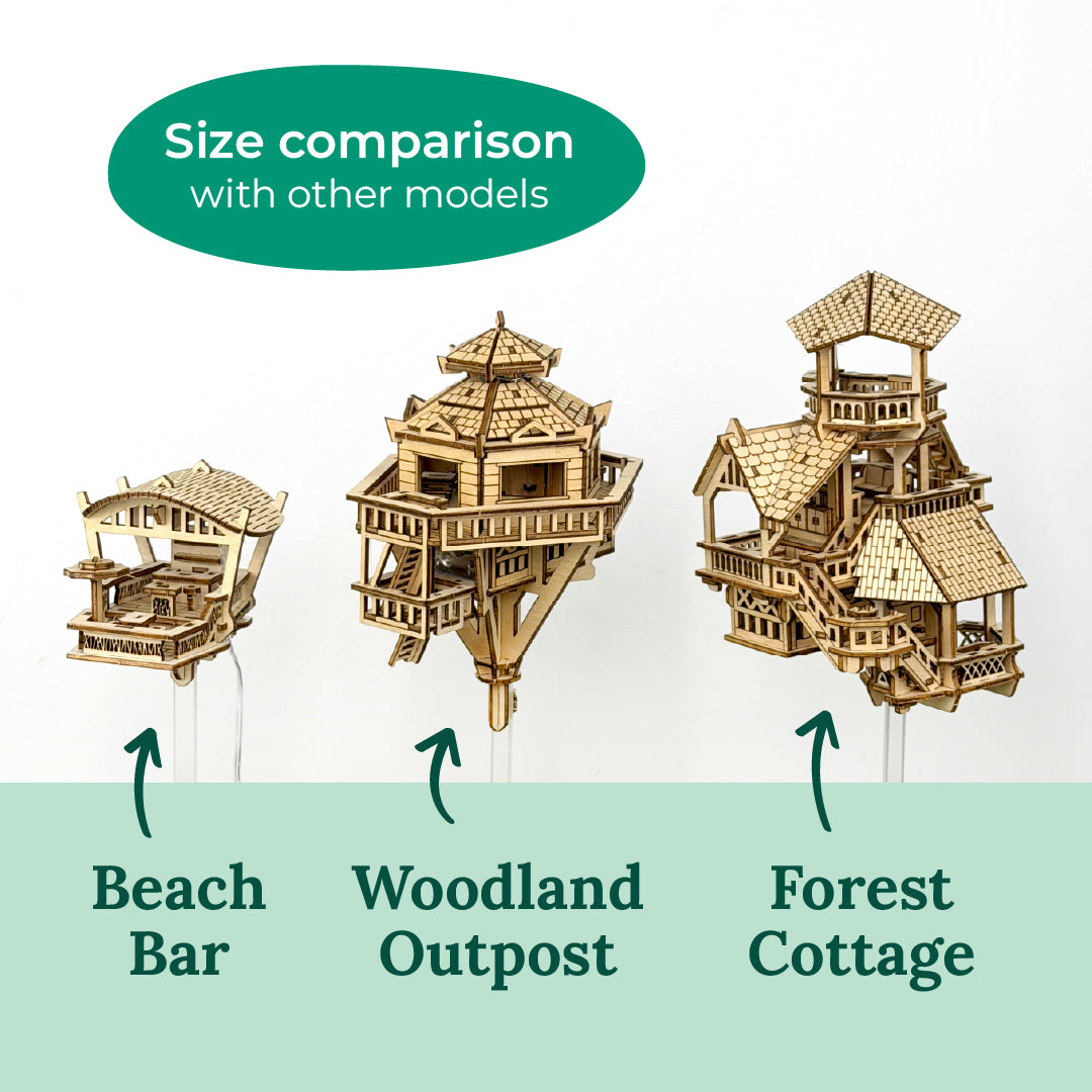 Tiny Treehouses 3D Wooden Craft Puzzle Tiny Treehouses 3D Puzzle - 