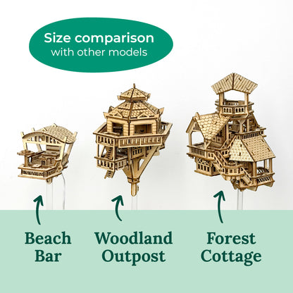 Tiny Treehouses 3D Wooden Craft Puzzle Tiny Treehouses 3D Puzzle - 