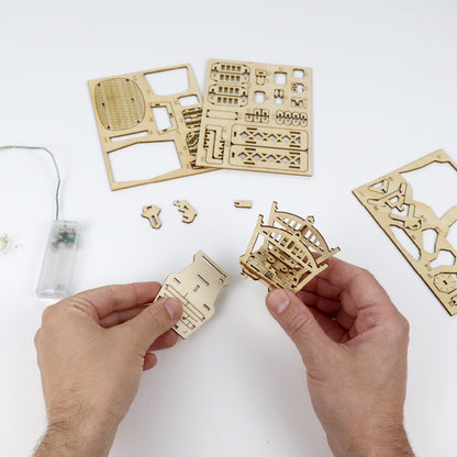 Tiny Treehouses 3D Wooden Craft Puzzle Tiny Treehouses 3D Puzzle - 