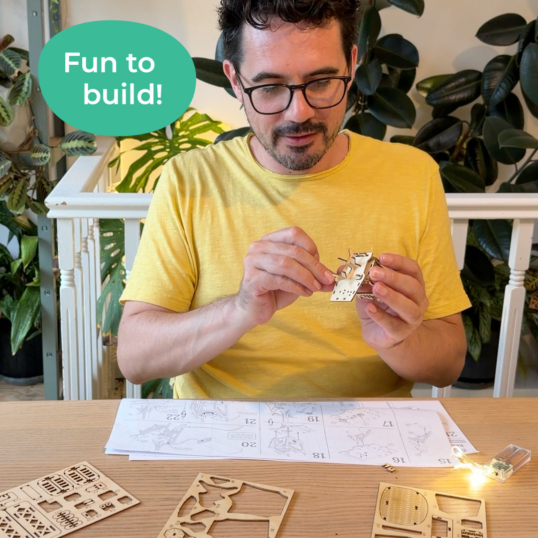 Tiny Treehouses 3D Wooden Craft Puzzle Tiny Treehouses 3D Puzzle - 