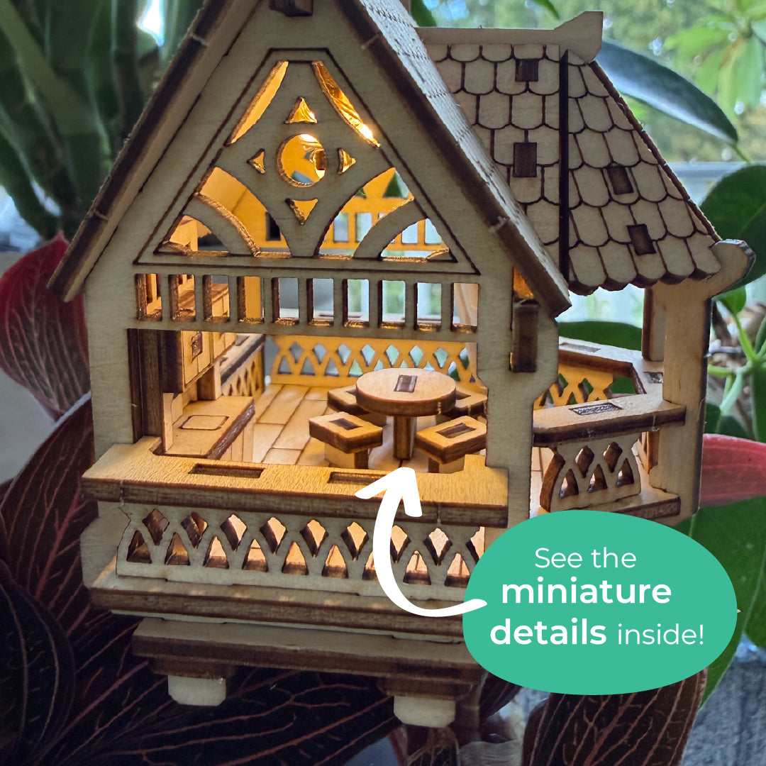 Tiny Treehouses 3D Wooden Craft Puzzle Tiny Treehouses 3D Puzzle - 