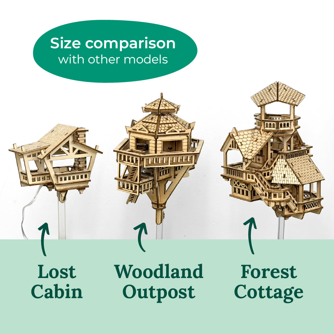 Tiny Treehouses 3D Wooden Craft Puzzle Tiny Treehouses 3D Puzzle - 