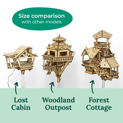 Tiny Treehouses 3D Wooden Craft Puzzle Tiny Treehouses 3D Puzzle - 