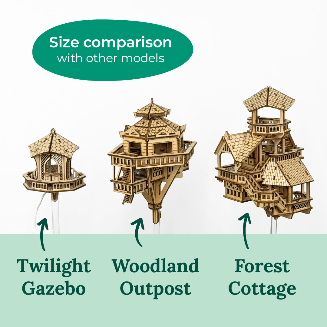 Tiny Treehouses 3D Wooden Craft Puzzle Tiny Treehouses 3D Puzzle - 