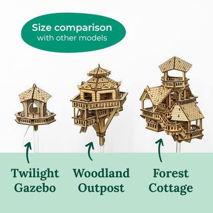Tiny Treehouses 3D Wooden Craft Puzzle Tiny Treehouses 3D Puzzle - 