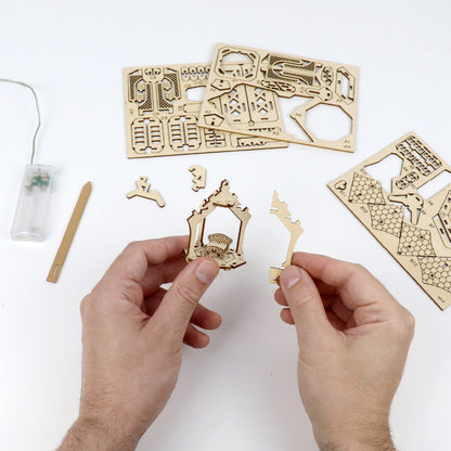 Tiny Treehouses 3D Wooden Craft Puzzle Tiny Treehouses 3D Puzzle - 