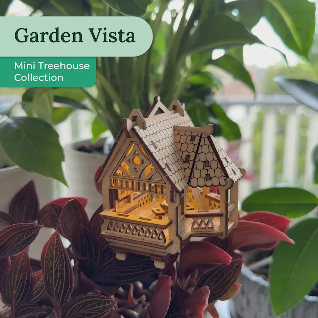 Tiny Treehouses 3D Wooden Craft Puzzle Tiny Treehouses 3D Puzzle - 