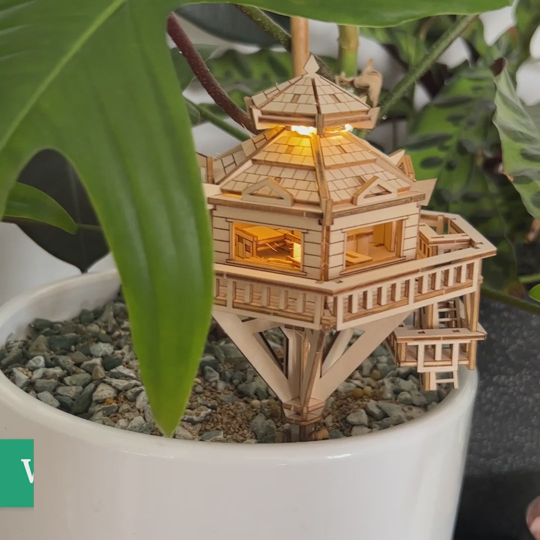 Tiny Treehouses 3D Wooden Craft Puzzle 