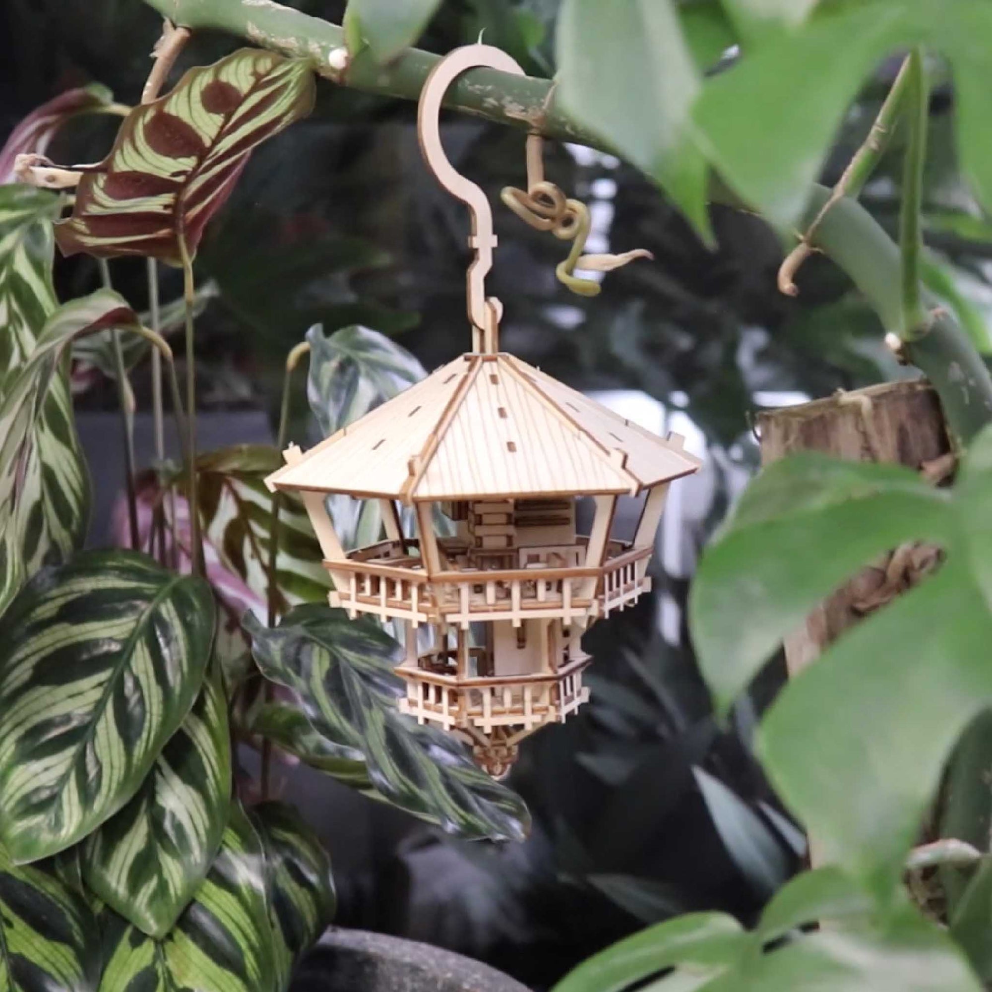 Fresh Look at Treetop Hideaway Wooden Model Tiny Treehouses