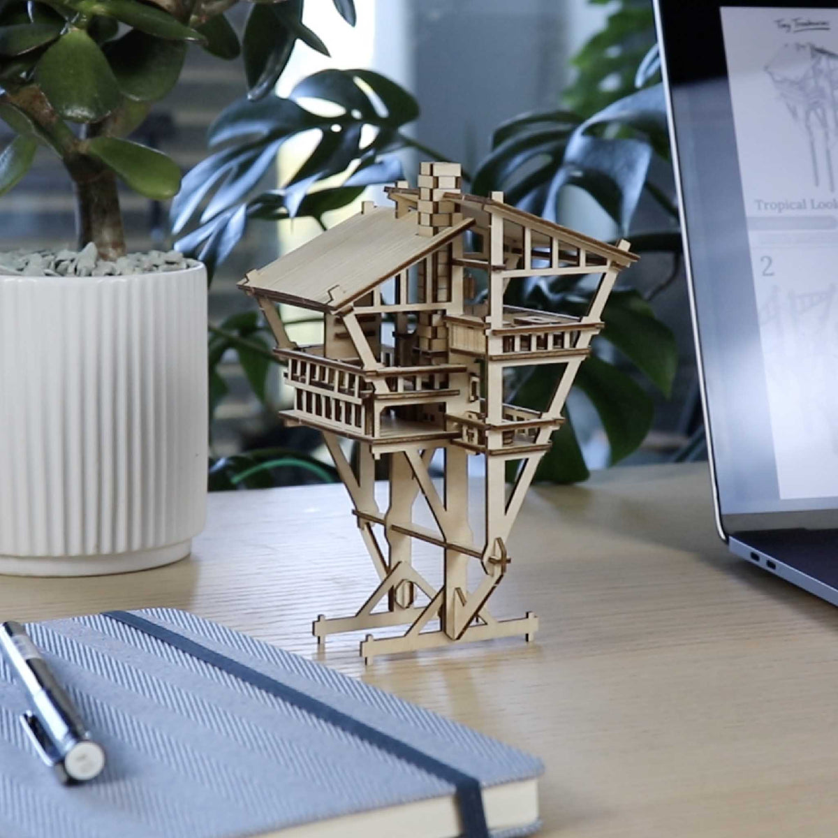 Tropical Lookout Wooden Model | Tiny Treehouses – Tiny Treehouses UK